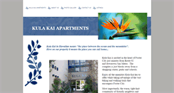 Desktop Screenshot of kulakaiapartments.com