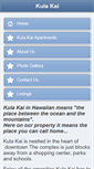 Mobile Screenshot of kulakaiapartments.com